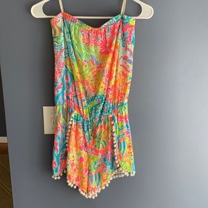 Lilly Pulitzer strapless romper